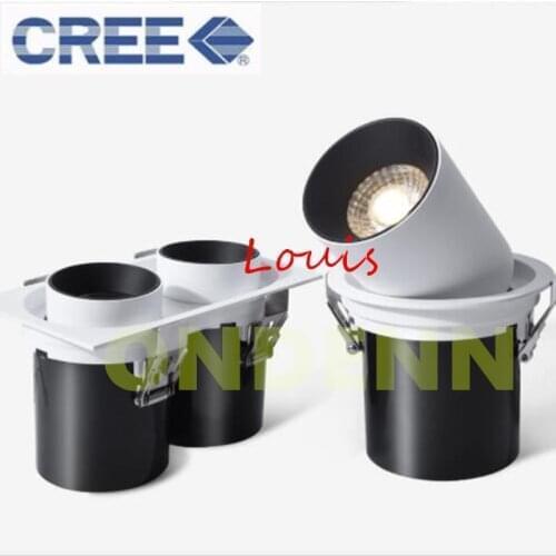Retractable CREE 12W 24W 20W 40W Adjustable Telescopic COB LED Downlights AC85-265V LED Recessed Ceiling Lamp Spotlight ONDENN