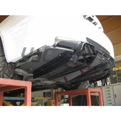 Car-styling Carbon Fiber Rear Diffuser Underboard Fit For 2007-2011 E92 E93 M3 VS Style Rear Diffuser with Lip