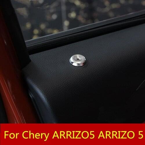 Car door lock guard cover car shape door mention cover Panel frame Interior decoration Accessories For Chery ARRIZO5 ARRIZO 5