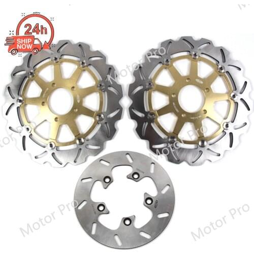 1 Set For Suzuki GSXR 600 1997 - 2003 Front Rear Brake Disc Disk Rotor Motorcycle GSX-R GSX R GSXR600 1998 1999 2000 2001 2002
