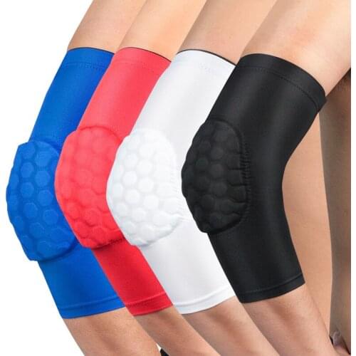1PCS Elastic Gym Sport Basketball Arm Sleeve Shooting Crashproof Honeycomb Elbow Support Pads Elbow Protector Guard 4 Colors
