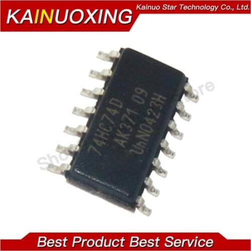 10PCS 74HC74D SOP14 74HC74 SOP SN74HC74DR SOP-14 SN74HC74 SMD new and original IC
