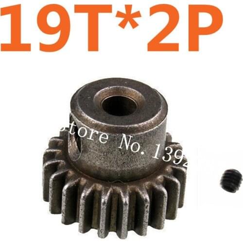 2pc/lot Motor Gear 19T HSP Spare Parts Upgrade Pinion metal gear For TRAXXAS HPI HSP 1/10 Scale Model RC Car Remote Control Car
