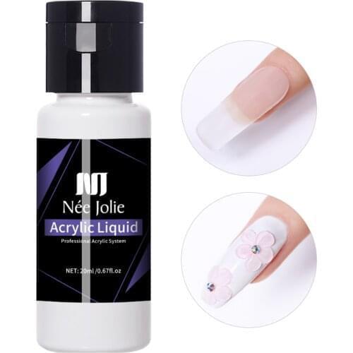 20ml Solution Quick-dry Nail Slip Solution Liquid Nail Extension Gel UV LED Acrylic Builder Crystal Glue Extended Solution