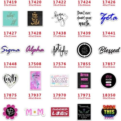 2020 new arrival Free shipping 30 pcs/package printed resin planar flat-back resins for Hair Bow Decoration PR17419