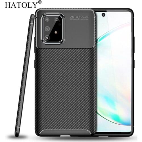 For Samsung Galaxy S10 Lite Case Cover Soft TPU Anti-knock Bumper Carbon Fiber Phone Back Case For Samsung Galaxy S10 Lite Cases