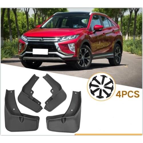 Fivefinger 4x Car Mudguards Front Rear Mud Flaps Splash Guards Fender For Mitsubishi eclipse cross 2018-2020 Car Accessories