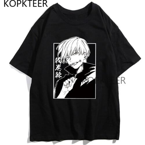 Anime Jujutsu Kaisen T Shirt Men Women Toge Inumaki Graphic Harajuku Funny T-Shirt Summer Tops Grunge Fashion Streetwear T-shirt
