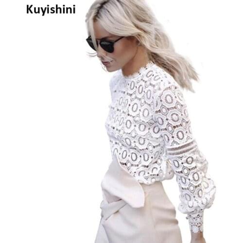 Блузки с открытыми плечами KUYISHINI China At AliExpress