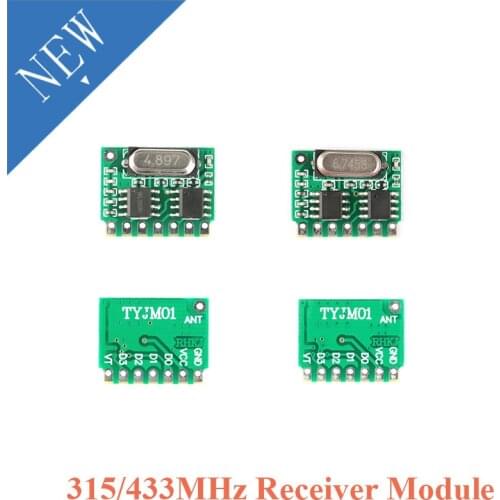 315MHz 433MHz Receiver Module PT2272 Wifi Wireless Board DIY Electronic ASK OOK TYJM01A-K PT2262 EV1527 SC5211 HS2240