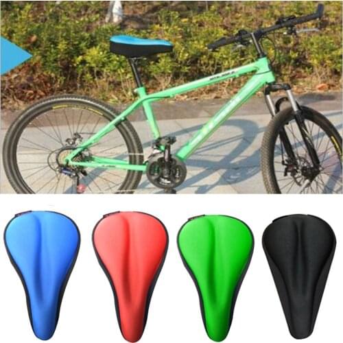 MTB Bicycle Saddle 3D Gel Pad Seat Cushion Cover Road Bike Cycling Thickened Extra Comfort Ultra Soft Silicone High Quality