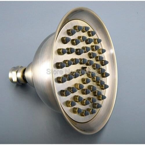 Rainfall Shower Head Antique Bronze 6.3 inch Round Shape Shower Heads Bathroom Rain Shower Head Lsh251