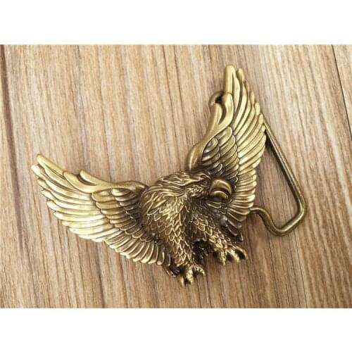 Eagle embossed Brass belt Buckle