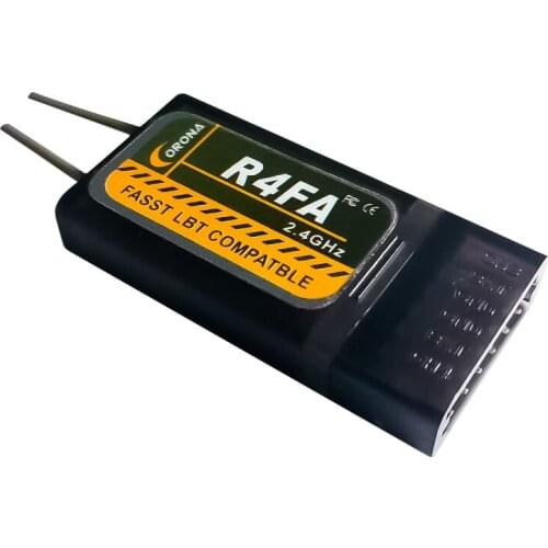 R4FA 2.4Ghz 4Ch FASST HV Receiver Compatible For FUTABA 16SZ 18MZ 7PX