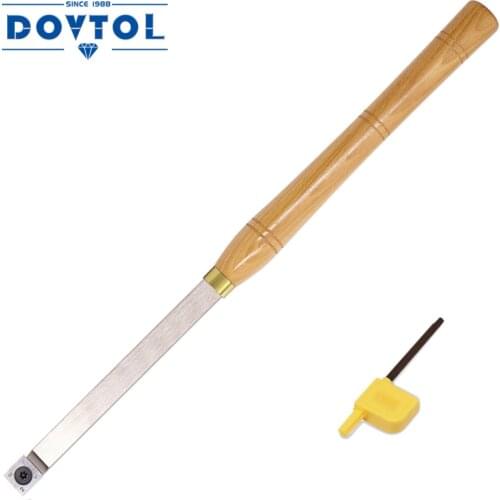 Wood Turning Tools Rougher Carbide Tipped Lathe Tool With 14mm Square Carbide Insert for Wood Hobbyist or DIY or Carpenter