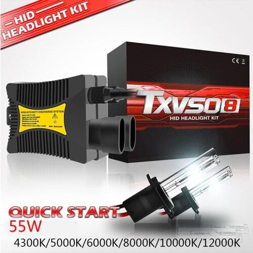 TXVSO8 Universal Xenon H7 55W 12V Car Headlight Bulbs HID Kit