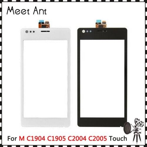 High Quality 4.0" For Sony Xperia M C1904 C1905 C2004 C2005 Touch Screen Digitizer Front Glass Lens Sensor Panel