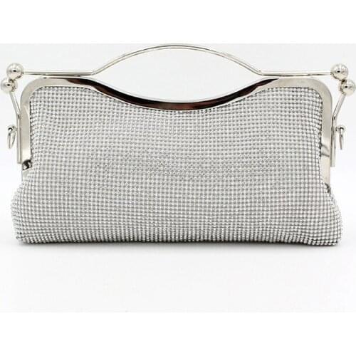 Women Rhinestone Evening Bags Diamond Clutch Purses For Wedding Party Wallet shoulder Bag Lady 2020 new style