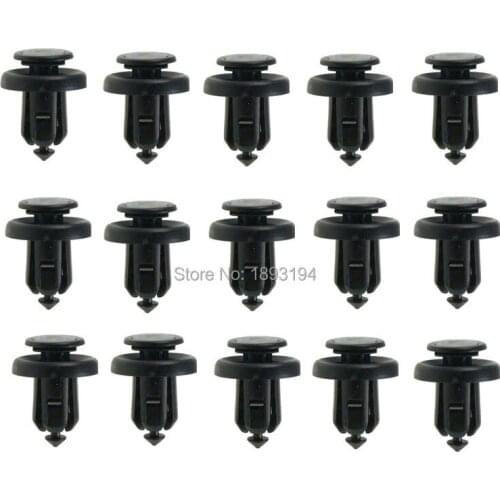 100Pcs Push-Type Retainer Clips W/Metal short fit for Honda Accord Crosstour For Acura 91505-S9A-003