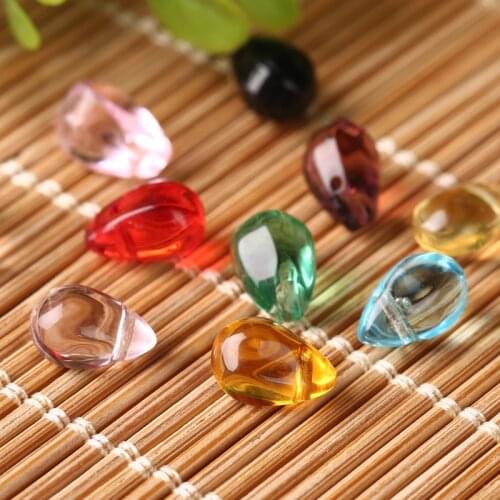 10pcs 9x6mm Tear Drop Lampwork Beads Water Drop Crystal Glass Beads Handmade DIY Bracelet Necklace Jewelry Accessories Wholesale