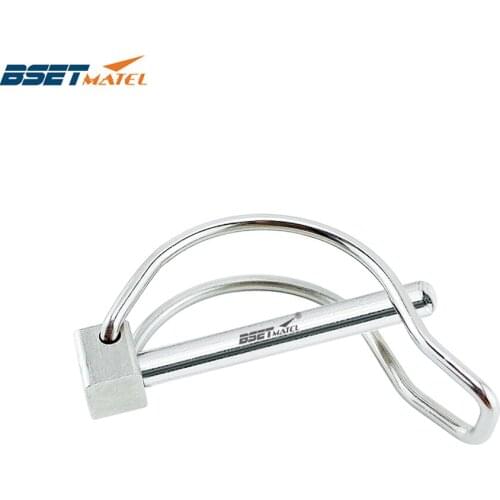Stainless Steel 316 Quick Lock Release Trailer Towing Coupler Safety Pin Bicycle Stroller Cargo Boat stage leg Hitch Hook Clip