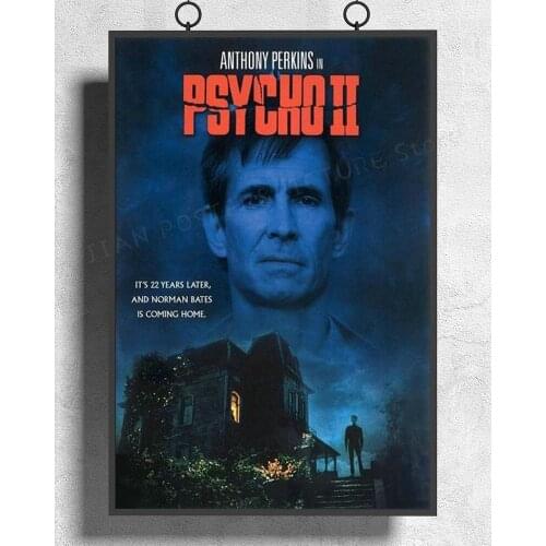 H102 Psycho II movie Anthony Perkins 2 Wall Sticker Silk Poster Art Home Decoration