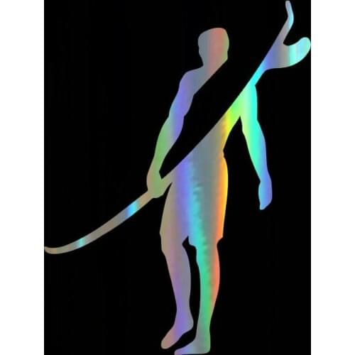 Interesting Surf Sports Car Sticker Accessories Car Styling Decal Vinyl Car Window Cover Scratches Waterproof PVC 15cm*12cm