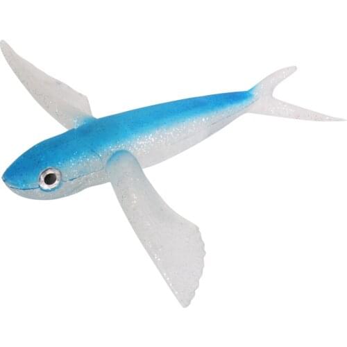 Sea Fishing Bionic Blue Soft PVC Bait Lure Crankbaits 22cm