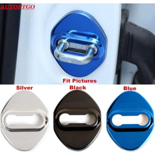 Set of 4Pcs Anti Rust Catch Door Lock Protective Cover Kit Fits Most of Toyota Corrola Rav4 Camry Highlander CHR