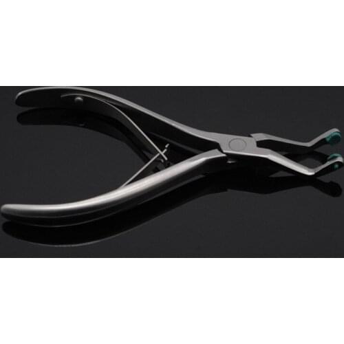 Stainless Steel Crown Remover Dental Lab Crown Removing Plier With Rubber Tipped