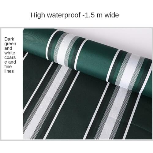 Thickened Waterproof Fabric By The Meter for Tent Striped 600d Oxford Awning Ripstop Cloth Polyester Textile Outdoor Sewing Diy
