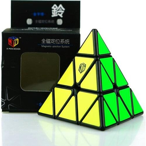 QiYi Ling Pyramid Cubo Magico Magnetic Version Professional Game Toy Speed Gift Children Adult Education Puzzle Magic Cube