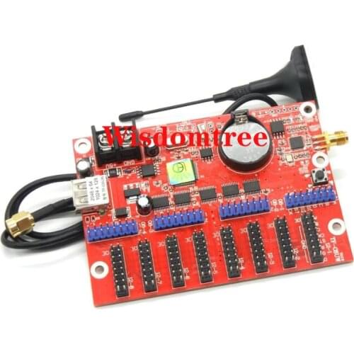 TF-C6UW(TF-WF-C) USB+wifi communication led scrolling sign controller card