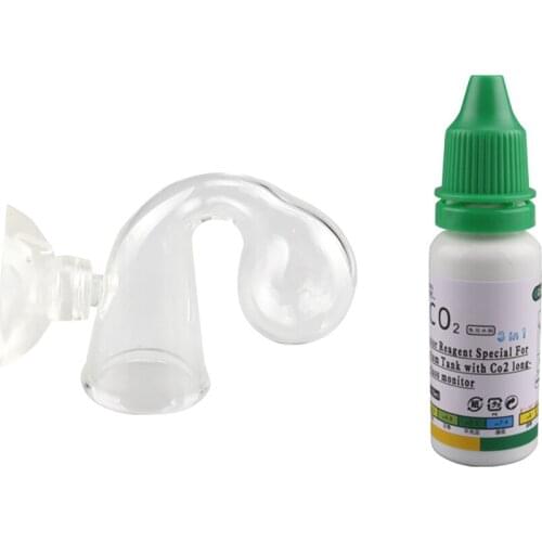 15ML CO2 Indicator Solution PH Long Term Indicator Monitor Tester Used with Fish Tank CO2 Monitor Glass Drop Checker