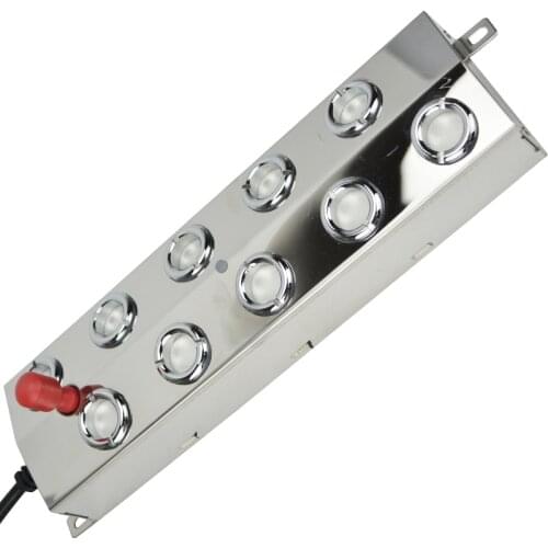 Newest 5000ML/H 10 Head Ultrasonic Mist Maker Fogger Stainless Steel Air Humidifier Greenhouse Aeromist Hydroponics