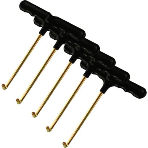5pcs Trampoline Spring Pull Tool T-Hook For Trampoline Install Your Jump Pad Hand Pull Tool Black Trampoline Accessories