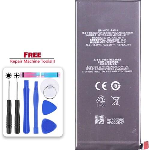 BA793 3510mAh Replacement Battery For Meizu Pro 7 Plus M793Q M793M M793H