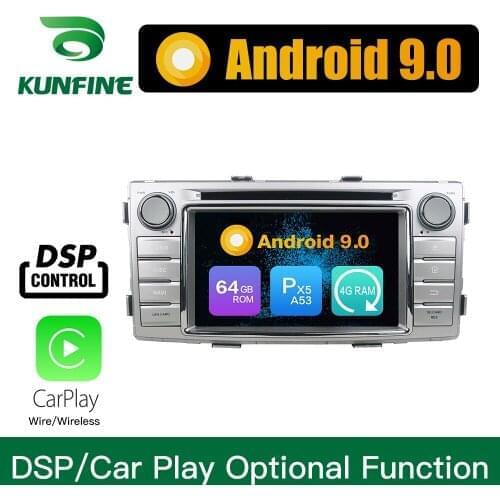 Android 9.0 Octa Core 4GB RAM 64GB Rom Car DVD GPS Multimedia Player Car Stereo for Toyota Hilux 2012-2017 Radio WIFI