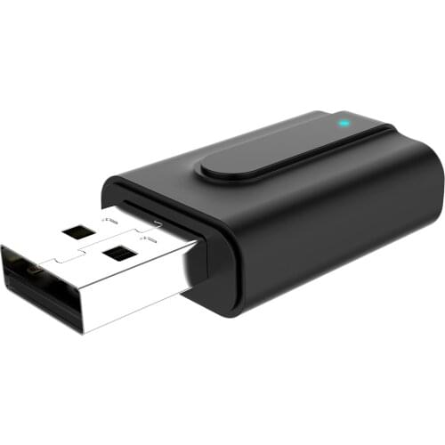 Wireless USB Bluetooth Adapter 5.0 for Computer 2in1 Mini 5.0 Converter OTG for Laptop Support Windows 10 8 7 XP Vista