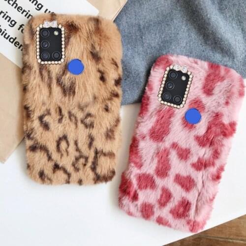 Womens fashion Fluffy Rabbit Silicone cover For Huawei P40 P20 lite Mate 20 10 Pro Y9 Y6 Y5 2019 Y6P Honor 9X 9S 9A Phone Case
