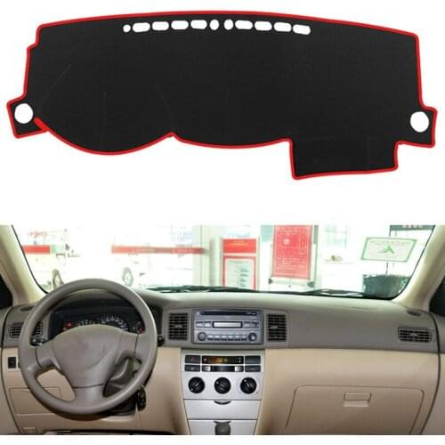For Toyota Corolla Altis 2003 2004 2005 2006 Dashmat Dashboard Cover Mat Pad Sun Shade Instrument Carpet Protect Car Accessories