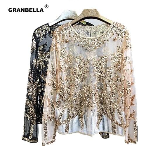 Блузки с цветами GRANBELLA China At AliExpress