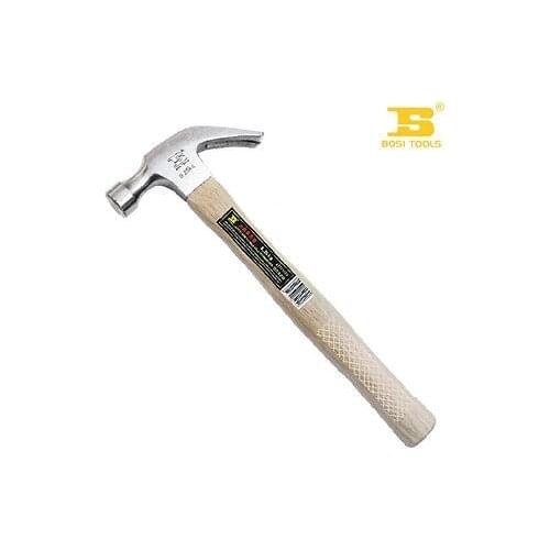 Bosi Tool 0.25kg Wood Handle Claw Hammer with Beech Wood Handle