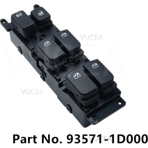 935701D301 Window regulator switch button For New Carens 2006 - 2007 93570-1D301 935711D000 93571-1D000