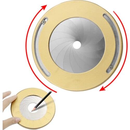 Stainless Steel Plotting Compass Adjustable Drawing Ruler Creative Drafting Circle Tool Round Measurements Tools for Woodworking