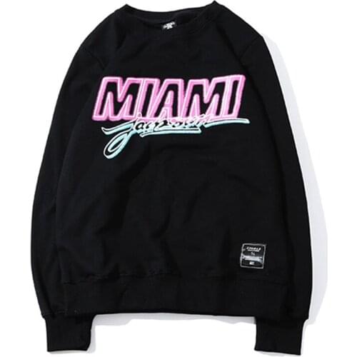 New Style Popular Logo Pure Cotton Original Lovers Outfit Letter Round Collar Set Head Lovers Sweaters