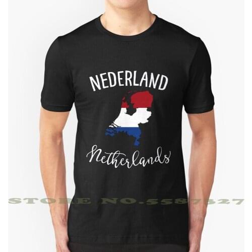 Netherlands Summer Funny T Shirt For Men Women Netherlands Vagabond Map Asia Country Nomad Travel Fly Nomadic Love Flag Life