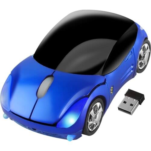 2.4G Wireless Mouse Mini Cute 3D Car Shape Computer Maus 1600 DPI USB Optical Kid Gift Small Mice WIth Mouse Pad For Laptop PC
