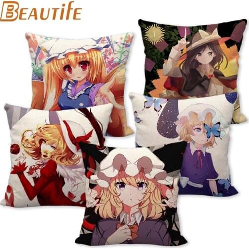 New Maribel Hearn Anime Pillowcase Bedroom Home Decorative Cover 45x45cm Square Zipper Pillow Cases Cotton Linen Fabric No Fade