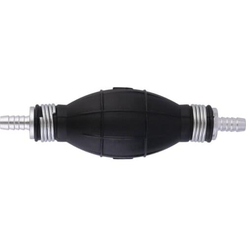 Connects to Any Length of Hose One-Way Only Function Rubber And Aluminum Fuel Line Primer Bulb Hand Gas Petrol Pumps